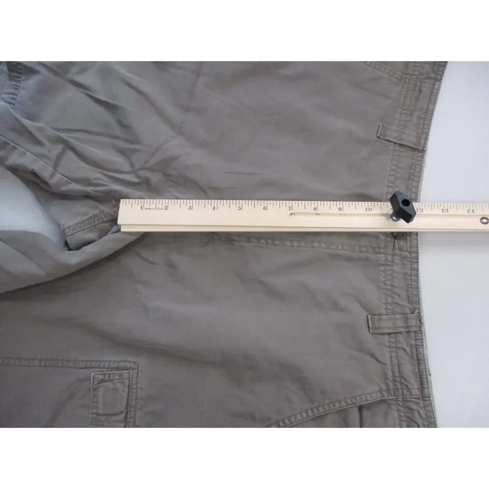 Woolrich Cargo Shorts Mens‎ 36x9 Green Kelp Cotton Vintage Utility Grunge